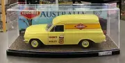 HOLDEN EH PANEL VAN TOA #2 VEGEMITE 1:18 SCALE DIE CAST MODEL CAR + DISPLAY CASE