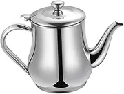 WATIIFUFU Stainless Steel Oil Container with Strainer Oil Pot for Home Use High Temperature Resistant Chic Design Portable Handle for Storing and Grease
