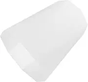 MAGICLULU 1pc Plastic Wastebasket Baskets Simple Dustbin Collapsible Lid Bins Washroom Container Trailer Garbage Bin Trash Bin Small Garbage Can Kitchen Waste Basket Trash Trash Can White
