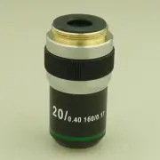NEW 20X DIN ACHROMATIC MICROSCOPE OBJECTIVE LENS COMPOUND BIOLOGICAL 20x/0.40