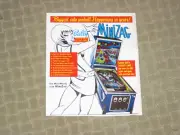 MiniZag Bally Pinball Flyer / Brochure / Ad