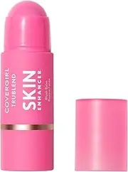 Covergirl Trublend Skin Enhancer Blush Stick, 230 Bubblegum Pop, Blush Stick, Vegan Formula, Easy to Use, Glides on Effortlessly, Non-Greasy, Healthy Flush