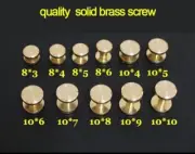 20pcs Leather Craft Wallet bag Solid Brass Belt Flat Screw Luggage Nail Rivet