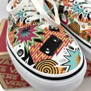 Vans Skate Shoes Freshness Mixed Tape Authentic VN0A38EMMP7 Lace Up M 9 W 10.5