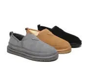 AUSTRALIAN SHEPHERD® UGG Slippers Men Sheepskin Wool Ankle Porter - Chestnut / AU Ladies 14 / AU Men 12 / EU 45