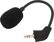 Flexible Microphone, Detachable Game Mic Replacement with Foam Cover, 3.5mm Plug, Compatible for Cloud, Cloud X, Cloud II Wired Headset