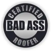 3pcs Funny Bad Ass Roofer Hard Hat Stickers Helmet Decals Roofing Siding