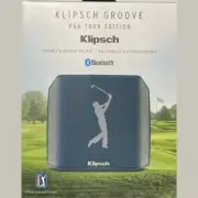 Klipsch PGA Tour Edition Groove Portable Wireless Bluetooth Speaker Splash proof