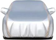 Car Cover for Winter Car Covers Compatible with BMW 5 Series E34 E39 E60 E61 F07 F10 F11 F18 G30 G31 G38 Outdoor Car Cover Waterproof Wind and Anti-Hail Breathable Large Vehicle Cover