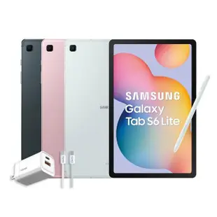 【SAMSUNG 三星】Tab S6 Lite-2024 10.4吋 Wi-Fi -三色任選(4G/128G/P620)(33W快充組)