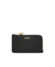 Loewe Pebble Zipped Coin Cardholder One size Black