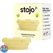 STOJO Collapsible Sandwich Box – 24oz, Reusable Food Storage Container, Silic