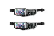 2PK Allsop ClickGo Running Gym Water Proof Belt w Zip Pouch 5.7" Case For Phones