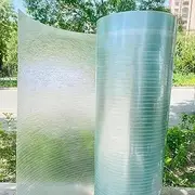 ZLGONRL 0.8mm Waterproof Greenhouse Roof Panels, UV Resistant Polycarbonate Greenhouse Panels, DIY Green House Replacement Panels, Siding, Glass Fiber Panel, Easy to Bend & Cut,4X 9.8ft