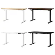 Oikiture Electric Standing Desk Motorised Height Adjustable Office Desk USB Port