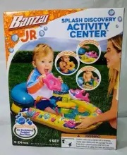 Banzai Jr. Splash Discovery Activity Center Water Play Set 9-24 Months Baby Pool