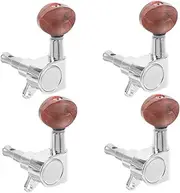 JEWEDECO Guitar Tuning Accessories Metal Tuner Pegs Full Enclosed Guitar Tuners Easy Install Tuning Keys