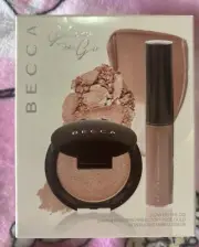 Becca Glow On The Go Kit ROSE GOLD Pressed Liquid Highlighters RARE Discontinued
