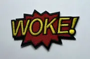 Woke Social Justice Warrior Iron On Patch 2.75 Inches