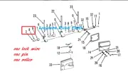 Genuine Cummins 3016825 Inj Cam Follower Roller / 205068 pin / 205438 lock KT19