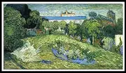 ZZMQ DIY 5D Daubigny s Garden by Vincent Van Gogh Diamond Painting Kits for Adults,Full Round Drill Paint by Numbers Arts Pictures for Relaxation and Home Wall Decor(12X 16In)