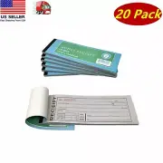 20x Carbonless Cash Money Rent receipt record book 2 part 50 set duplicate copy