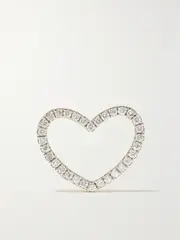 [Yvonne Léon] Yvonne Léon - Open Heart 18-karat Gold Diamond Single Earring - One size One size Gold
