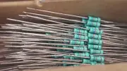 ( 100 Pcs ) Resistor Color Band, 56.2 Ohm, 1%, 1/4W, CR25, MEPCO, 5043ED56R20F