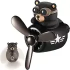Bear Perfume Aromatherapy Aroma Diffuser Car Air Freshener Clip Vent XW