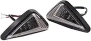2Pcs Triangle Led Motorcycle Turning Signals Flashing Lights Motorbike Flowing Daylight Indicators Lamp Blinker Lamp