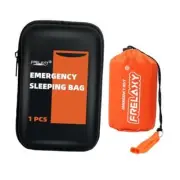 Emergency Sleeping Bag 1-Pack/2-Pack, Extra-Thick Compact Orange - 1 Pack