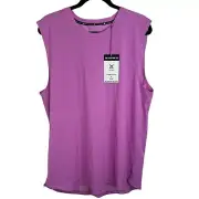 Kenneth Cole Active Tech Tank Top Mens XL Mauve Shirt Sleeveless $49