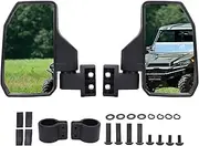 UTV Side Mirror, Adjustable UTV Mirror, Folding Universal Rear View Mirror, Fits 1 5/8 Inch to 2 Inch Roll Cage Bar, Compatible with Polaris RZR XP Turbo Pro 900