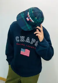 在飛比找Yahoo!奇摩拍賣優惠-ralph lauren chaps 旗幟標 刺繡 針織衫5