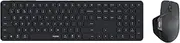 Rapoo 9560M Wireless Keyboard and Mouse Combo, Full Size Ultra-Thin Keyboard and Wireless Mouse with Side Scrolling, Support 4 Devices, Bluetooth, USB C, Rechargeable, for Windows/Mac/Linux/Chrome