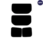 For Renault Trafic Double Cab 02-14 Carbon Pre Cut Window Tint 35% Light 2-ply