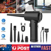 6000mAh Electric Air Duster 3 Speeds Dust Blower for Computer Keyboard Car 68W