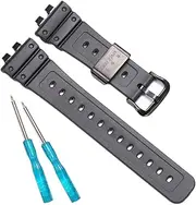 [XBHSW] Watch Accessories Compatible with Casio G-Shock gmw-b5000 Replacement Band Men's GMW-B5000 Strap Rubber Waterproof Bracelet Stainless Steel Hoop