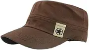 [Generic] CF Bush Flat Baseball Roof Cadet Cap Hat Field Patrol Hat Baseball Caps Cardigan