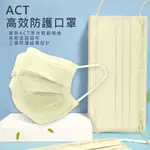 萬泰ACT  銀銅鈦醫療用口罩( 3.0 ) -黃色  50片/盒   共6盒( 未滅菌 ) 免運費