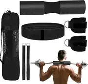 Barbell Pad - Workout Bars Cushion | Barbell Cushion Set for Weightlifting, Hip Thrusts, Workout, Fitness, Exercise