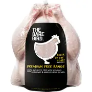 The Bare Bird Free Range Chicken Whole Bird 1.2kg - 1.8kg