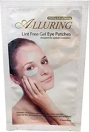 Alluring Eyelash Extensions Under Eye Anti-wrinkle Collagen Eye Pads Patches - CRESCENT SHAPE QTY 50