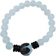 [EAVVTK] White Jade Bodhi Seed Lotus Buddha Bead Handstring White Jade Bodhi Seed Lotus Buddha Bead Handstring