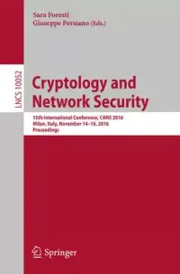 在飛比找博客來優惠-Cryptology and Network Securit