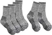 [yuksok] 3 Pairs Wool Socks for Kids for Children Crew Socks for Daily Wear Sports Hiking