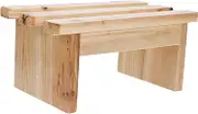 HIAKDOFT Foot Rest Stool for Sauna Bathing Non- Footstool Comfortable Design Height for Foot Baths and Relaxation Bathroom