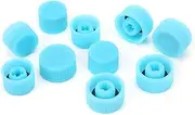 10Pcs AC Refrigerant Port Cap With Seal Ring For High And Low Side Air Conditioning Service Dust Cover Protect Your Car Air Conditioning System And Keep It Working Efficie