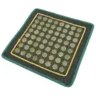 Natural Mat Office Chair Pad Germanium Stone Cushion Heating Jade Cushion