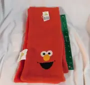 New 50" Red Elmo Youth Scarf but Long Enough for Adults Sesame Place Street